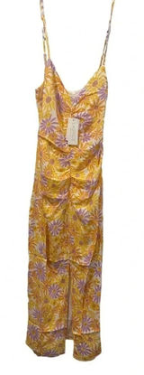 ✨ L*Space Francesca Floral Slip Maxi Dress Yellow Purple Daisy‎ NWT Small 🌼💜 Photo 0