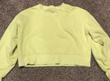 Lululemon cropped sweatshirt - yellow - size 8 Photo 0