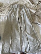 Wide leg grey sweatpants Gray Photo 0