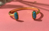 Kendra Scott Bangle Bracelet Gold/Blue Photo 0