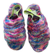 UGG fluff yeah pixelate slippers, Rainbow, Size 9-9.5, Preowned Great Photo 0