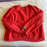 Daily Drills Red Crewneck Oversized Size L/XL Photo 0