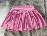 Aerie Pink Offline Pleated Skirt Photo 0