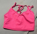 For Love & Lemons Eva Crop Top/Sports Bra‎ pink small Photo 0