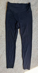 HALARA Black High-Waist Athletic Leggings with Side Pockets Photo 0