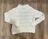 J.Crew Ivory Cable Knit Roll Neck Preppy Sweater Women’s S Cozy Cottagecore Photo 0