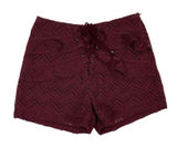 Anthropologie Moon River Shorts Small Maroon Lined Summer Festival Casual Photo 0