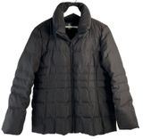 Calvin Klein Size XL Coat Down Puffer Quilted Jacket Black Fleece Lined Full Zip Photo 0