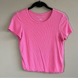 ✨ American Eagle Women’s Hot Pink Top Small Photo 0