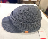 TOP-EX Merino Wool Waterproof Visor Beanie Hat Brim Dark Grey XL/XXL NWT Photo 0