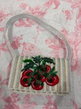 Tomato Beaded Bag Tan Photo 0