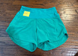 Lululemon Kelly Green speed up shorts Photo 0