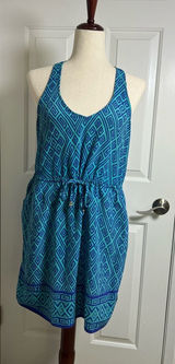 Alice & Trixie Teal and Navy Geometric Dress Size Medium‎ Photo 0