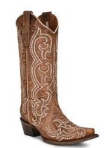 CircleG Leather Pointed Toe Cowgirl Boots Photo 0