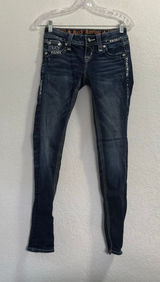 rock revival jeans womens 24 distressed Erin easy skinny bling Photo 0