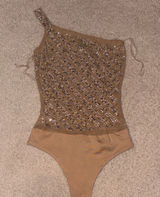 Windsor Sequin Bodysuit - tan Photo 0