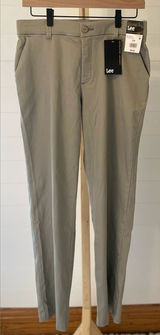 Lee Women's Straight Leg Pants Mushroom Tan Green 8 Medium Photo 0