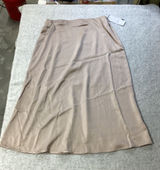 French‎ Connection Womens Beige Satin Midi Slip Skirt XXL NWT 984215106 Photo 0