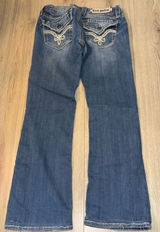 Rock Revival Women's Jill bootcut boot blue jeans denim Photo 0