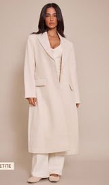 PrettyLittleThing Cream Trench Coat Photo 0