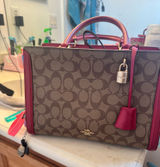 Real Coach Leather Bag Photo 0