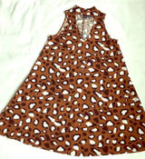 KAARI BLUE Animal Print Swing Mini Dress Photo 0