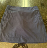 Athleta Performance Skort Navy Sz 8 Athletic Pockets Skirt Shorts Golf Tennis Photo 0
