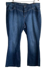 Old Navy Jeans Women Flared Leg Casual Size 18‎ Blue Denim Durable Minimalistic Photo 0