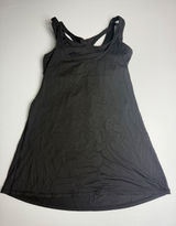 Lululemon Athletica Black Workout‎ Tank Top Athletic Exercise Activewear Photo 0