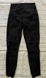 Lululemon Align Black/Grey Camo Scalloped 23” Leggings Photo 0