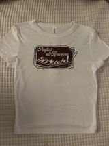 olivia rodrigo baby tee White Photo 0