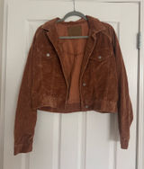 Burnt Orange Corduroy Jacket Photo 0
