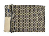 NWT Rothy's The Wristlet Jetset Black Basket Weave Convertible Clutch Handbag Photo 0