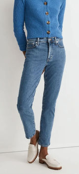Madewell Womens The Mid-Rise Perfect Vintage Jeans Classic Blue Denim Size‎ 28 Photo 0