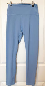 Wilo The Label Womens Ribbed Blue Leggings Size Medium Pilates Yoga Athleisure Photo 0
