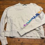 Carhartt Womens Crewneck Sweatshirt Tencel Fiber Series Loose Fit Cream XS Photo 0
