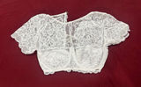 Boho cropped lace top White Photo 0