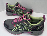 ASICS Gel-Venture 5 Women’s 7.5 Trail Running Shoes Gray Pink Green T5N8N Photo 0