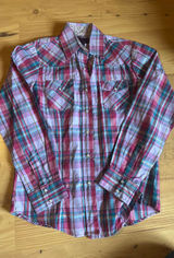Pearl snap Cowgirl legend plaid western shirt Photo 0