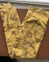 Yellow Camo Leggings Photo 0