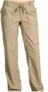 The North Face Hiking Pants Size 16 Khaki Outdoor Convertible Roll Up‎ Gorpcore Photo 0