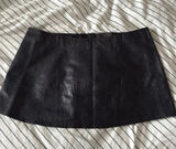 Black Leather Mini Skirt Photo 0