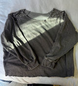 Studded crewneck Gray Photo 0