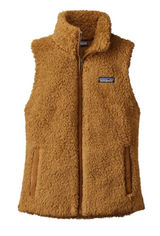Patagonia Los Gatos Vest Womens Size XL Tan Hi Pile Fleece Full Zip Warm Outdoor Photo 0