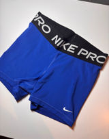 Nike Pro Spandex Dri-Fit Shorts 3" Blue Navy Photo 0