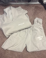White Fox Sweat Set Boutique Matching Photo 0