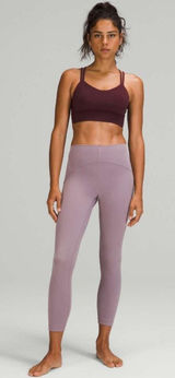Lululemon Instill‎ High Rise Leggings 25" Violet Verbena Yoga Size 10 Photo 0