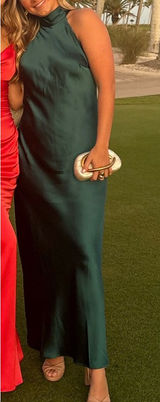 Steve Madden Green Olive Long formal dress Photo 0