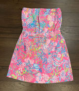 Lilly Pulitzer Pink Isle Shell Me Something Good Coverup Size Medium - C67-023 Photo 0