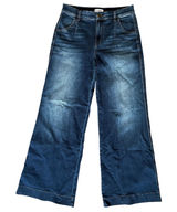 Evereve Wide Leg Jeans Women's 30 Dark Wash Casual Everyday Photo 0